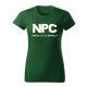 NPC – Press (X) to Interact női póló