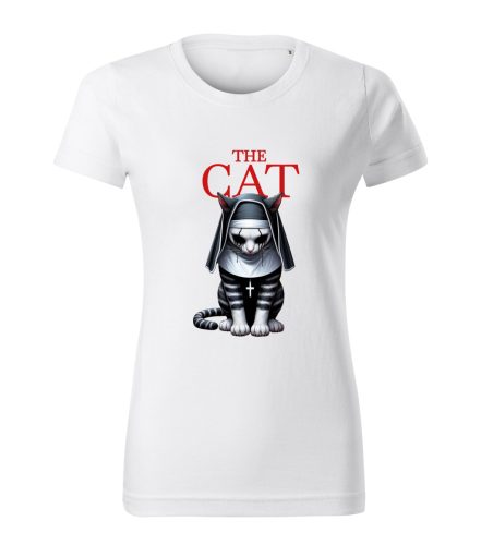 The Nun Cat női póló