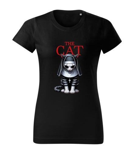 The Nun Cat női póló