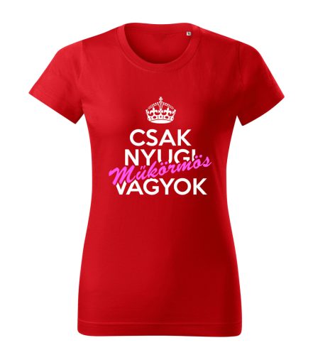 Csak nyugi, műkörmös vagyok női póló