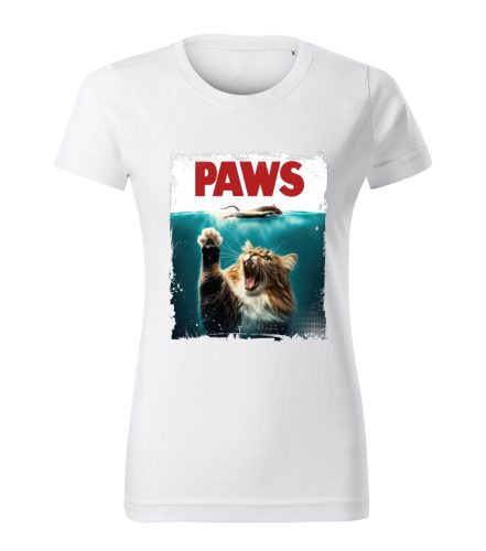 Paws macskás női póló