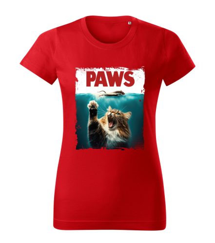 Paws macskás női póló