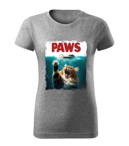 Paws macskás női póló