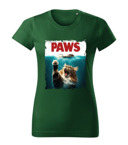 Paws macskás női póló