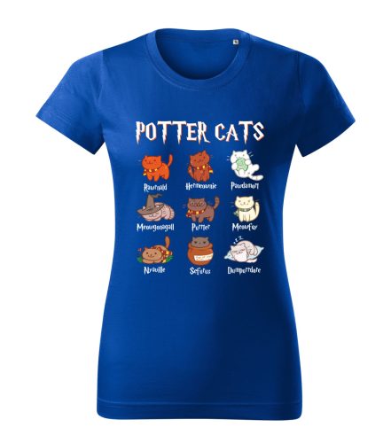 Potter Cats (cicák) női póló