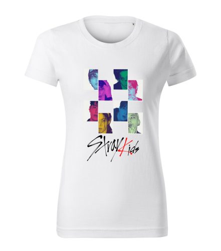 Stray Kids – Színekben a Csapat női póló