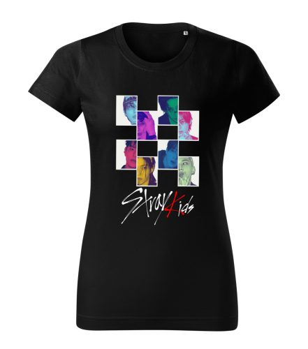 Stray Kids – Színekben a Csapat női póló