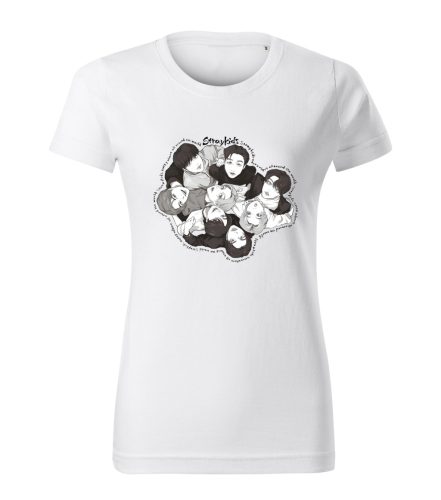 Stray Kids - Everywhere All Around the World körgrafikás női póló