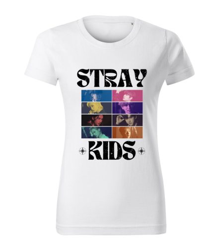 Stray Kids - Members Panel Design női póló