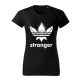 Stranger Things – adidas stílusú logós női póló
