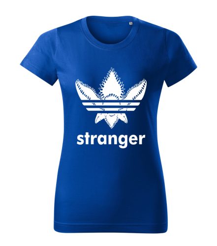 Stranger Things – adidas stílusú logós női póló