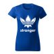 Stranger Things – adidas stílusú logós női póló
