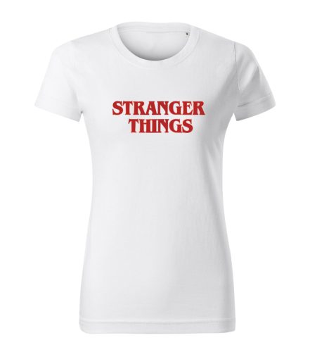 Stranger Things - klasszikus logó (2) női póló