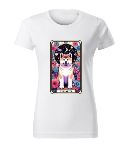 Tarot Akita kutyás női póló