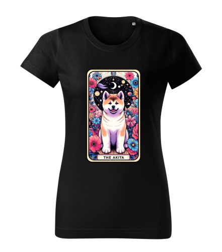 Tarot Akita kutyás női póló
