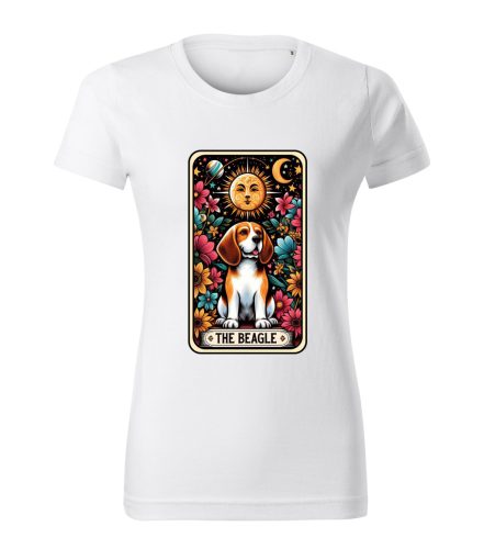 Tarot Beagle kutyás női póló