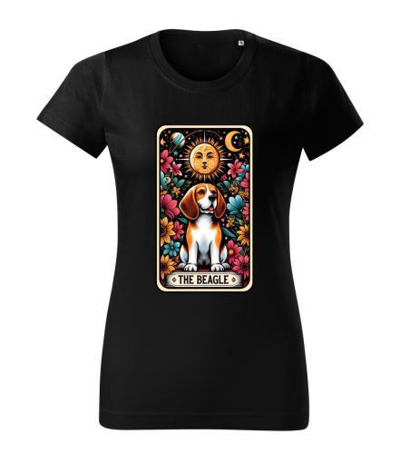 Tarot Beagle kutyás női póló