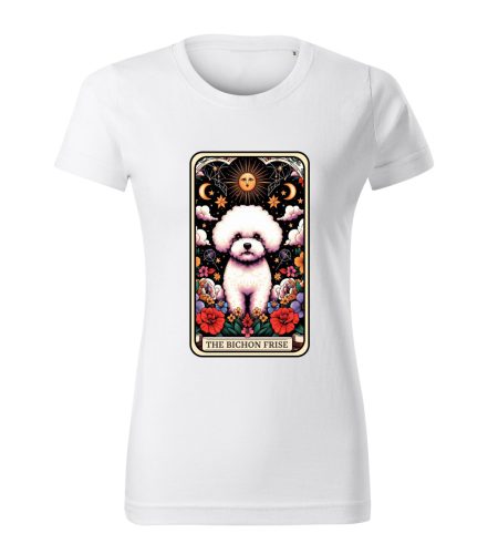 Tarot Bichon Frisé kutyás női póló