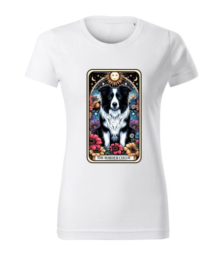 Tarot Border collie kutyás női póló