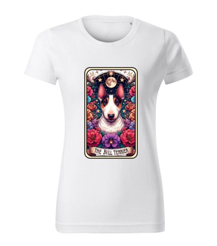 Tarot Bull terrier kutyás női póló