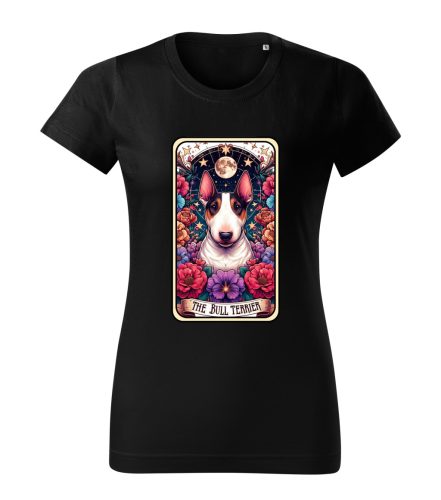 Tarot Bull terrier kutyás női póló