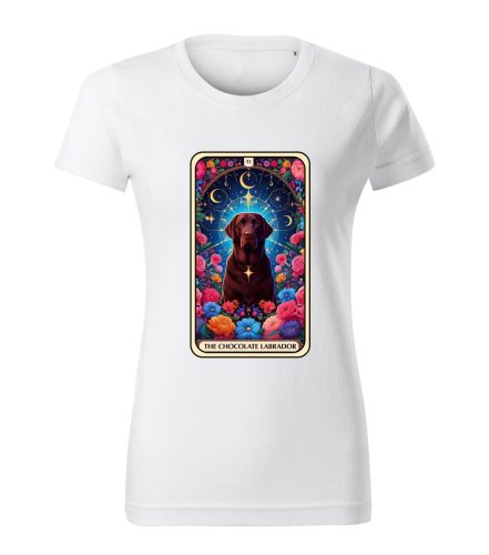 Tarot Csoki labrador kutyás női póló