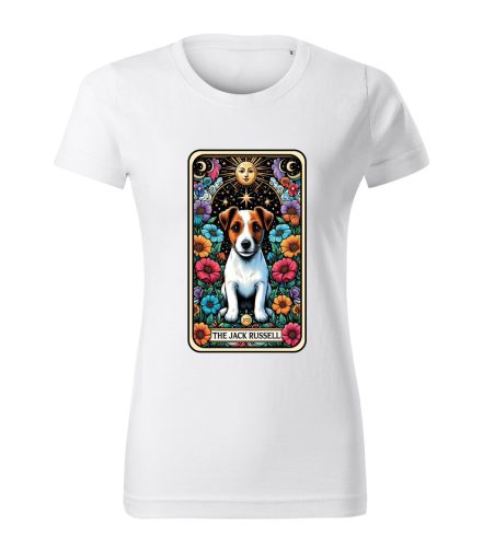 Tarot Jack Russel kutyás női póló