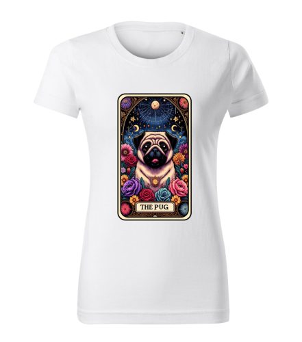 Tarot Mopsz kutyás női póló