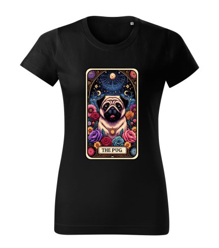 Tarot Mopsz kutyás női póló