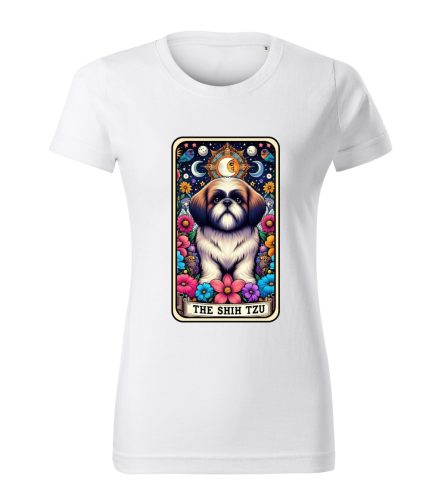 Tarot Shih Tzu kutyás női póló
