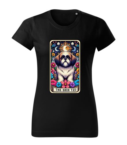 Tarot Shih Tzu kutyás női póló