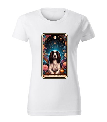 Tarot Angol springer spániel kutyás női póló