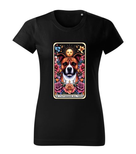 Tarot Staffordshire bullterrier kutyás női póló