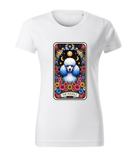 Tarot Uszkár kutyás női póló