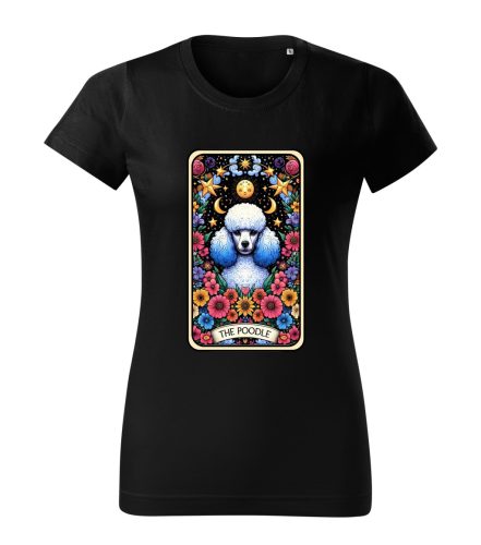 Tarot Uszkár kutyás női póló