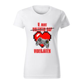 V, mint videójáték női póló