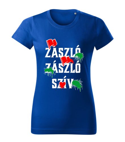 Zászló Zászló Szív 2 női póló