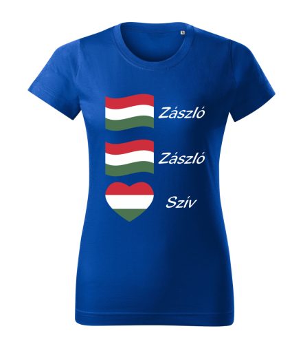Zászló Zászló Szív női póló
