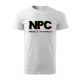 NPC – Press (X) to Interact férfi póló