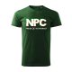 NPC – Press (X) to Interact férfi póló