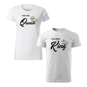 King & Queen (6) páros póló 