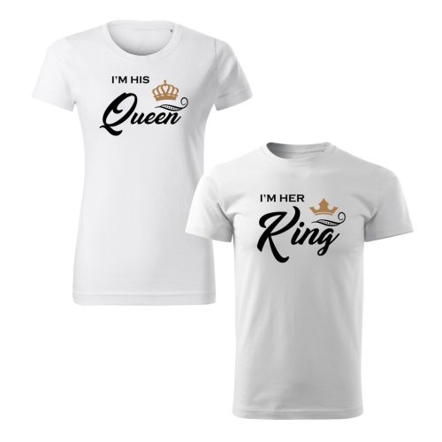 King & Queen (6) páros póló 
