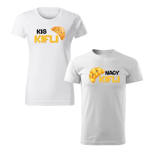 Kis kifli/Nagy kifli páros póló