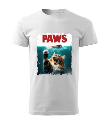 Paws macskás férfi póló