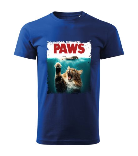 Paws macskás férfi póló