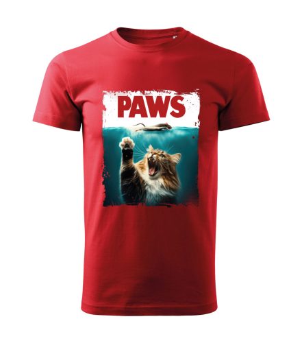 Paws macskás férfi póló