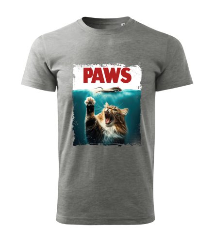 Paws macskás férfi póló