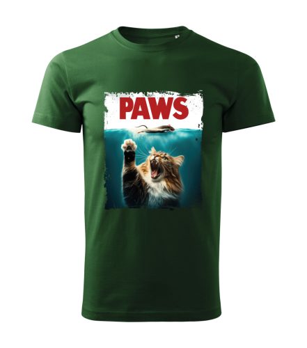 Paws macskás férfi póló
