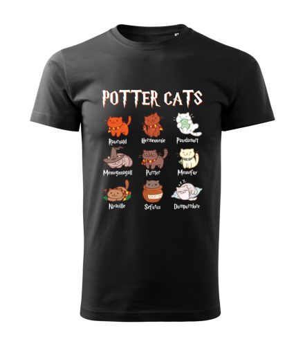 Potter Cats (cicák) férfi póló
