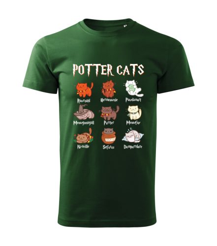 Potter Cats (cicák) férfi póló